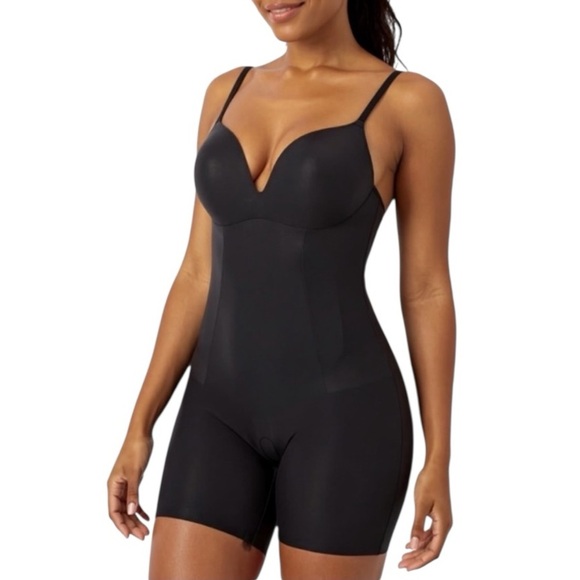 Maidenform Black Firm Control Bodysuit all in one cool comfort firm shapes XXL - Picture 1 of 16